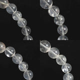 マダガスカル産 エンジェルラダークォーツ  11.5mm玉ブレスレット 36.6ｇ (ID:90170)