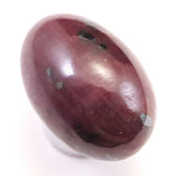 インド産 ルビー 結晶  29mmシバリンガム 蛍光 20.5ｇ (ID:90257)