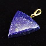 ラピスラズリ 24mmトライアングル ペンダントトップ 6.1g (ID:90261)