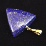 ラピスラズリ 24mmトライアングル ペンダントトップ 6.1g (ID:90261)