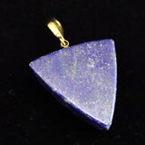 ラピスラズリ 24mmトライアングル ペンダントトップ 6.1g (ID:90261)