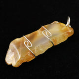 H&E社　ニュージーランド産カーネリアン（AZOZEO)　ペンンダントトップ 7.8g (ID:90296)