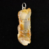 H&E社　ニュージーランド産カーネリアン（AZOZEO)　ペンンダントトップ 7.8g (ID:90296)