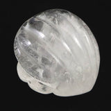 ブラジル産水晶　68mm 貝殻モチーフ 彫刻置物 161g (ID:90393)