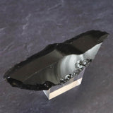 黒曜石 打製石器  87mm  後期旧石器時代 東北・北海道地域 24.4g (ID:90480)