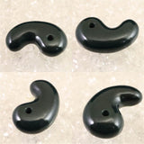 出雲碧玉 出雲石  SA  35mm勾玉 ディレクトリカード付 12.67g (ID:90735)