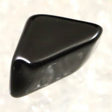 隠岐の島 黒曜石 12mm原石 磨き  ディレクトリカード付 2.0g (ID:90788)