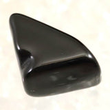 隠岐の島 黒曜石 12mm原石 磨き  ディレクトリカード付 2.0g (ID:90788)