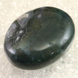 インド産　モスアゲート　パームストーン 84.8g (ID:90924)