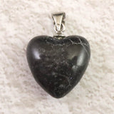 H&E社 マスターシャーマナイト 15mmハート ペンダントトップ  証明書付 2.3g (ID:90996)