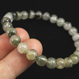 ブラジル産 フェナカイト AAAA　7.1mm玉ブレスレット 鑑別書付 15.10g  (ID:91390)