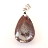庭園水晶 ガーデンクォーツ　27x18mm　ドロップ ペンダントトップ 8.6g (ID:91418)