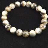 インドネシア産 イジェン水晶　10mm玉ブレスレット 証明書付 28.4ｇ (ID:91551)