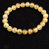 ゴールドタイチンルチルクォーツ AAA 8mm玉ブレスレット 17.3g (ID:91649)