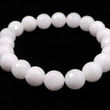 H&E社 アゼツライト（AZOZEO)　10mmファセットカット ブレスレット 証明書付 29.8g (ID:91907)