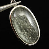 リビアンデザートグラス 21mmオーバル ペンダントトップ 3.3g  (ID:91964)