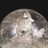 ブラジル産 レムリアンシード 46mmスフィア 水晶丸玉 レインボー  139.2g  (ID:91995)
