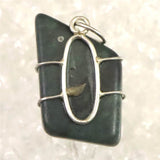 H&E社 ニュージーランド グリーンストーン タンブル ペンンダントトップ 5.5g (ID:92398)