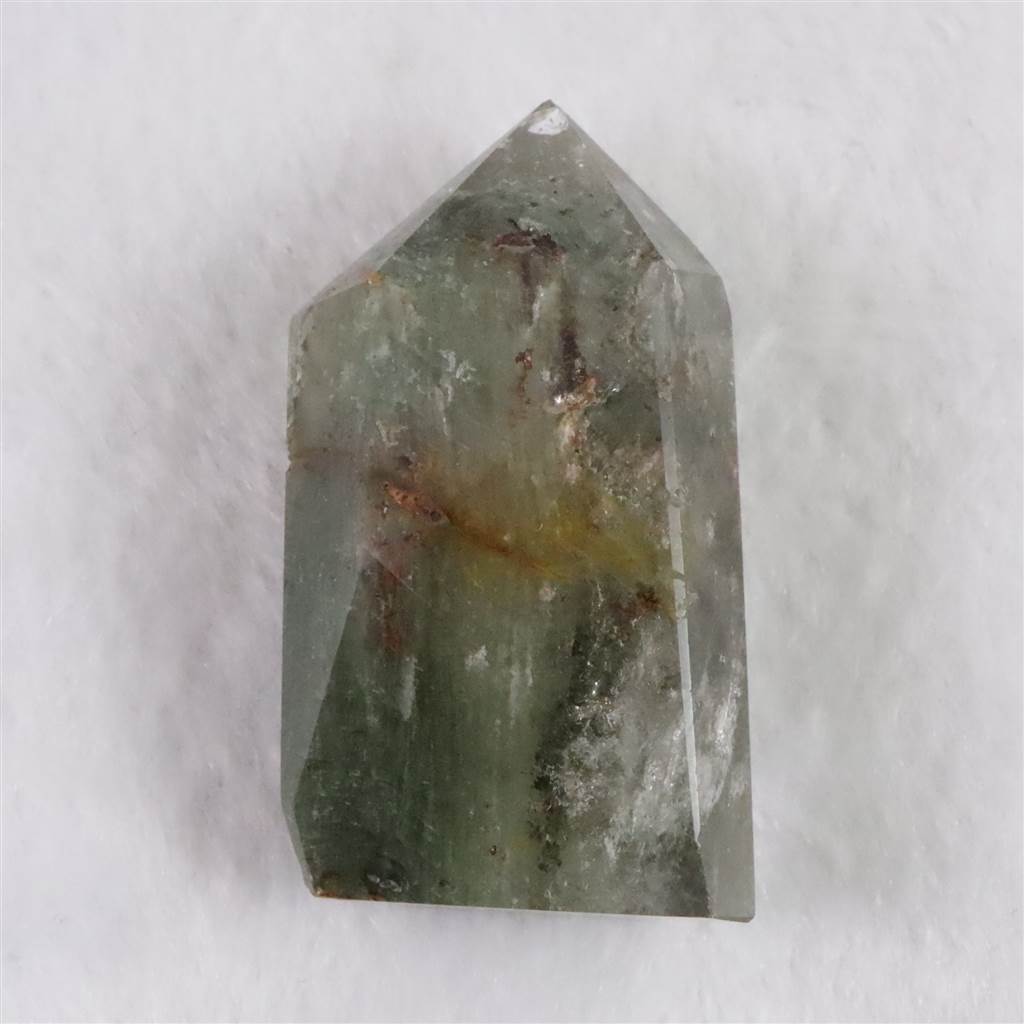 ブラジル産 龍神ガーデンクォーツ 庭園水晶 六角柱ポイント 56.8g (ID
