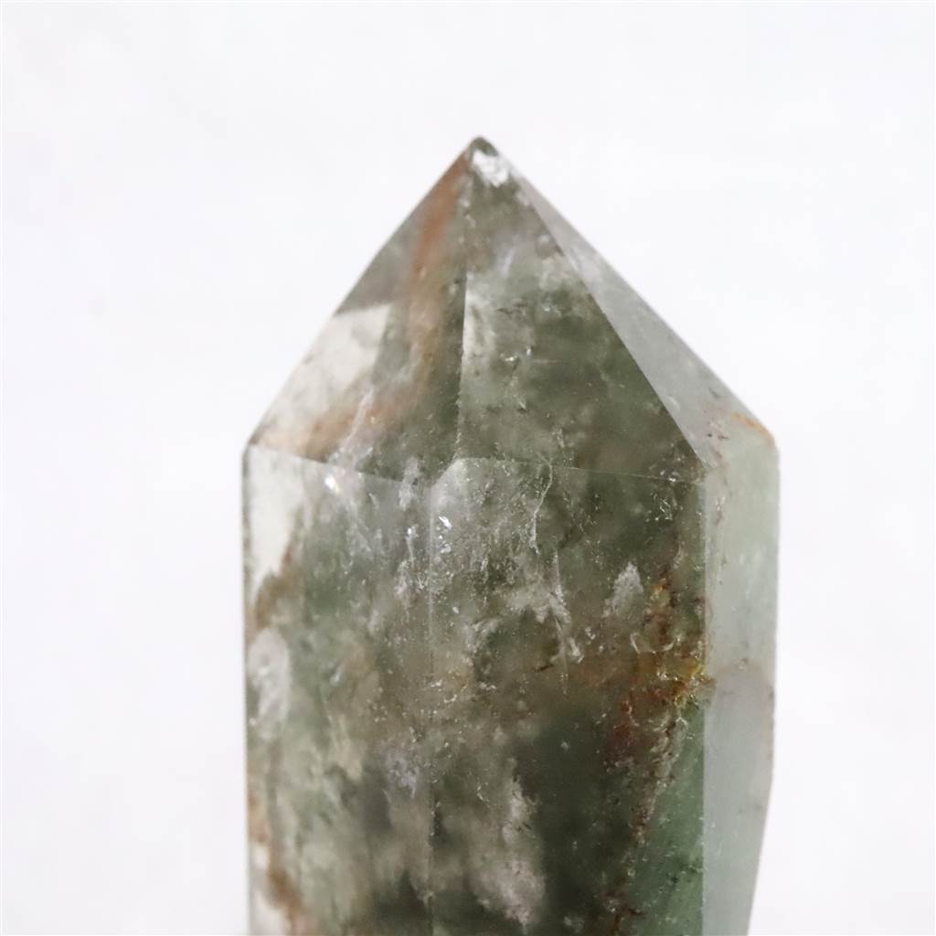 ブラジル産 龍神ガーデンクォーツ 庭園水晶 六角柱ポイント 56.8g (ID