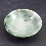 ミャンマー産 グリーン翡翠 ヒスイ 55mm小皿 27.8g (ID:92742)