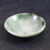 ミャンマー産 グリーン翡翠 ヒスイ 55mm小皿 27.8g (ID:92742)