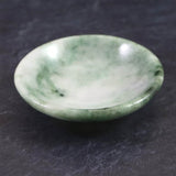 ミャンマー産 グリーン翡翠 ヒスイ 55mm小皿 27.8g (ID:92742)