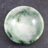 ミャンマー産 グリーン翡翠 ヒスイ 55mm小皿 27.8g (ID:92742)