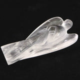 ヒマラヤ水晶 マニカラン産  76mm エンジェル 天使 置物 57.6ｇ (ID:92890)