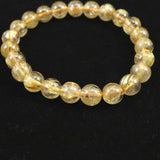 ゴールドタイチンルチルクォーツ AAA 8mm玉ブレスレット 17.4g (ID:93053)