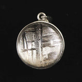 ギベオン シルバー 15mmボール型　ペンダントトップ 6.6g (ID:93062)