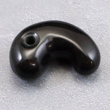 隠岐の島 黒曜石 32mm勾玉 ディレクトリカード付 11.0g　**特価品** (ID:93094)