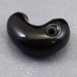 隠岐の島 黒曜石 32mm勾玉 ディレクトリカード付 11.0g　**特価品** (ID:93094)