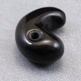 隠岐の島 黒曜石 32mm勾玉 ディレクトリカード付 11.0g　**特価品** (ID:93094)