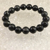 宮崎県 大和光石 A 12mm玉ブレスレット　証明書付　41.2ｇ (ID:93177)