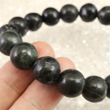 宮崎県 大和光石 A 12mm玉ブレスレット　証明書付　41.2ｇ (ID:93177)