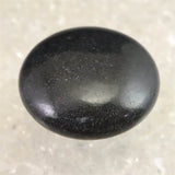 H&E社 ブラックアゼツライト(AZOZEO) 30mmソーサー 証明書付 15.2g (ID:93206)