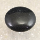 H&E社 ブラックアゼツライト(AZOZEO) 30mmソーサー 証明書付 15.2g (ID:93206)