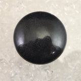 H&E社 ブラックアゼツライト(AZOZEO) 30mmソーサー 証明書付 15.2g (ID:93206)