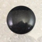 H&E社 ブラックアゼツライト(AZOZEO) 30mmソーサー 証明書付 15.2g (ID:93206)