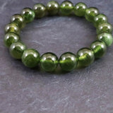 ベスビアナイト アイドクレース 10.5mm玉ブレスレット 37.4g  (ID:93432)