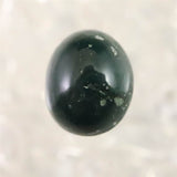 出雲碧玉 出雲石  8.2mmオーバル ルース ディレクトリーカード付 0.31g (ID:93877)