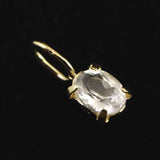 ロシア産 フェナカイト 3.5mmオーバルカット ペンダントトップ K18YG 0.10g (ID:93882)
