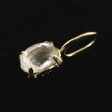 ロシア産 フェナカイト 3.5mmオーバルカット ペンダントトップ K18YG 0.10g (ID:93882)