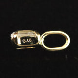 ロシア産 フェナカイト 3.5mmオーバルカット ペンダントトップ K18YG 0.10g (ID:93882)