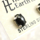 H&E社 ヌーマイト ニューマイト 8mmオーバル ピアス 証明書付 1.3g (ID:93936)