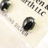 H&E社 ヌーマイト ニューマイト 8mmオーバル ピアス 証明書付 1.3g (ID:93936)