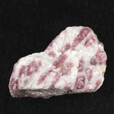 ピンクトルマリン入り水晶 48mm原石 31.9g (ID:93944)