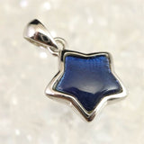 ギベオン ブルーカラー 11mmスターモチーフ　ペンダントトップ 1.2g (ID:94060)