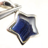 ギベオン ブルーカラー 11mmスターモチーフ　ペンダントトップ 1.2g (ID:94060)